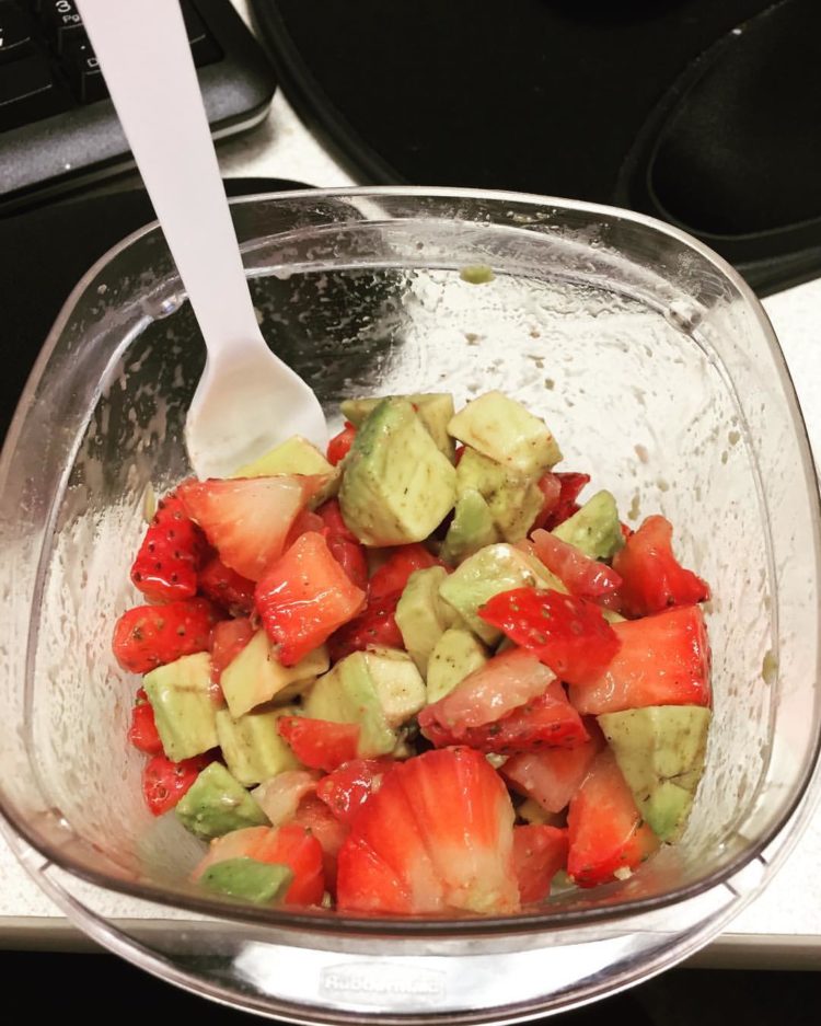 Strawberry & Avocado with a Twist